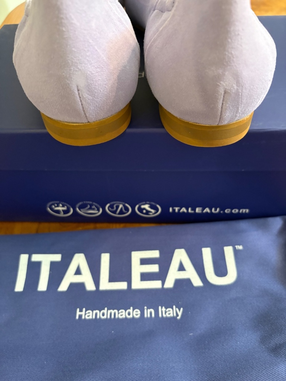 Italian Balet Flats in Lilac - 10.5 ( 41EU) NWB - Picture 3 of 8